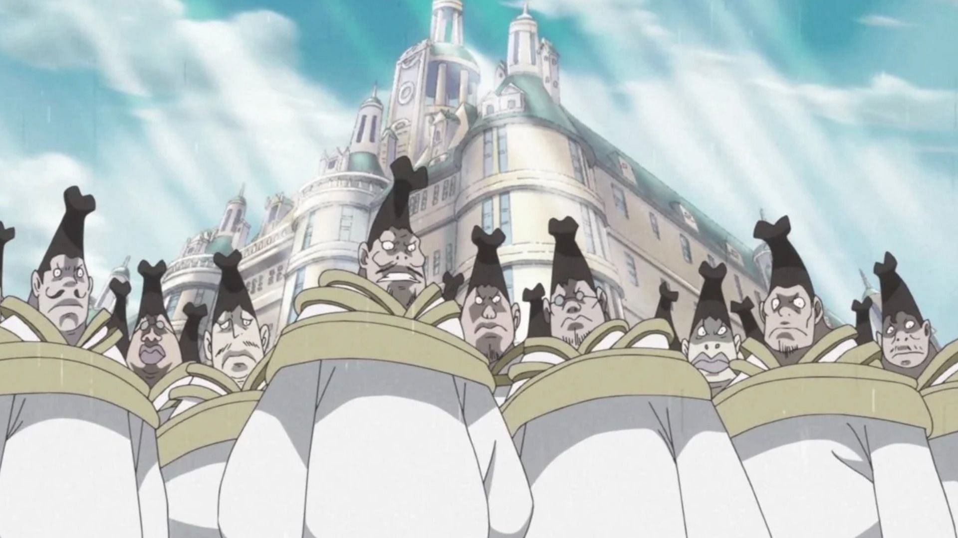 Celestial Dragons as seen in One Piece (Image via Toei Animation)